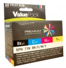 Printrite Compat Epson 73N Vpk, BK/C/M/Y