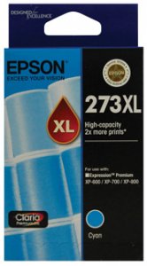 Epson 273 High Yield Cyan ink cartridge
