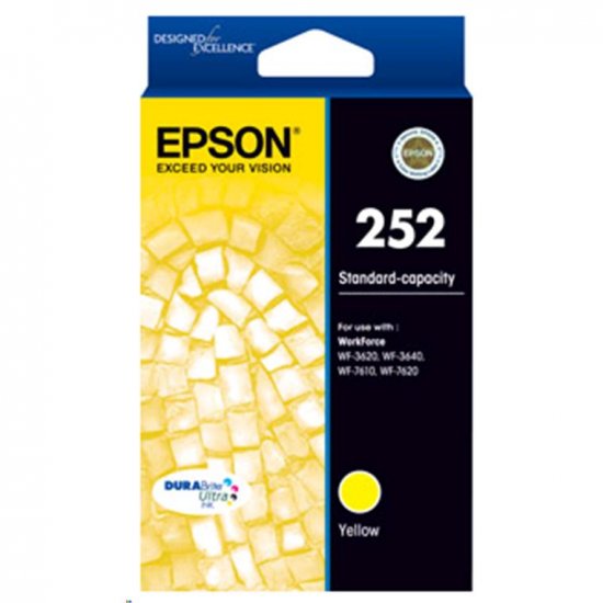 Epson 252 Yellow Ink Cartridge - Click Image to Close