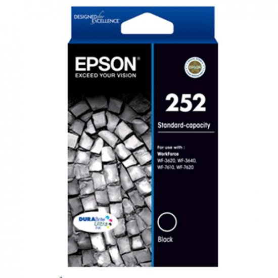 Epson 252 Black Ink Cartridge - Click Image to Close