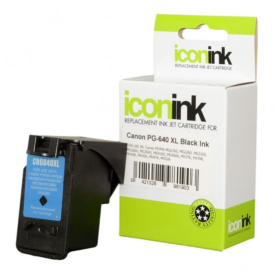 Canon Compatible PG640 XL Black Ink Cartridge - Click Image to Close