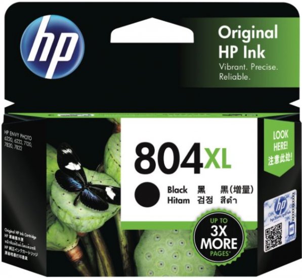 HP #804XL Black Ink - Click Image to Close