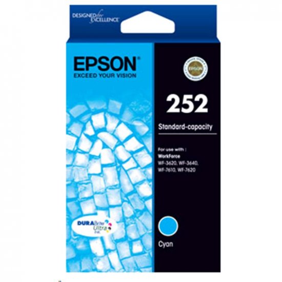Epson 252 Cyan Ink Cartridge - Click Image to Close