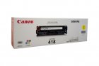 Canon CART 418 yellow laser printer toner cartridge