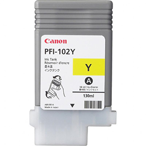 Canon PFi-102 Yellow Ink Cartridge - Click Image to Close