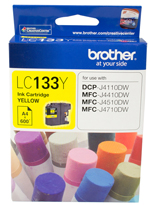 Brother LC133 Yellow Ink - Click Image to Close