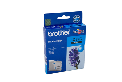 Brother LC37 Cyan Ink - Click Image to Close