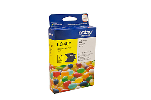 Brother LC40 Yellow ink cartridge - Click Image to Close