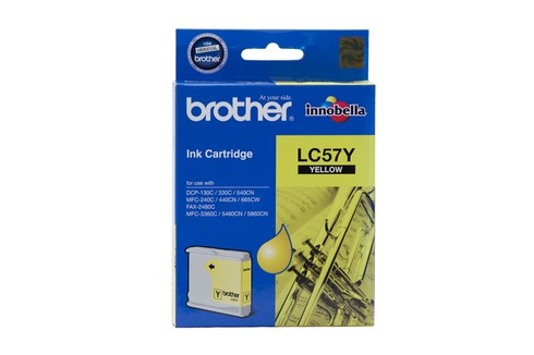 Brother LC57 Yellow ink cartridge - Click Image to Close
