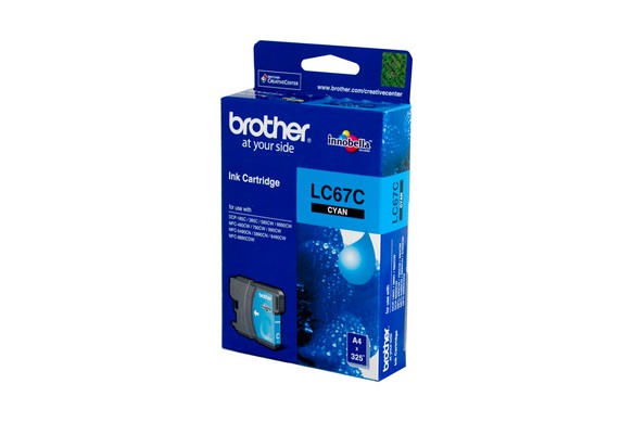 Brother LC67 Cyan ink cartridge - Click Image to Close