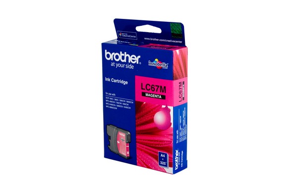 Brother LC67 Magenta ink cartridge - Click Image to Close