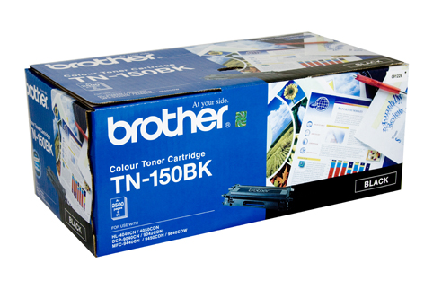 Brother TN-150bk Black printer toner cartridge - Click Image to Close