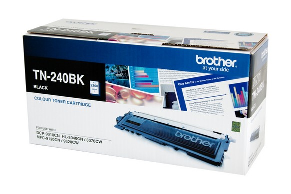 Brother TN-240bk Black printer toner cartridge - Click Image to Close