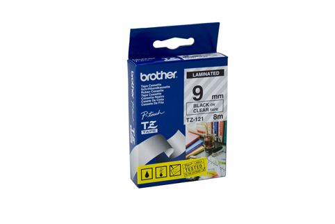 Brother TZ121 Labelling Tape - Click Image to Close