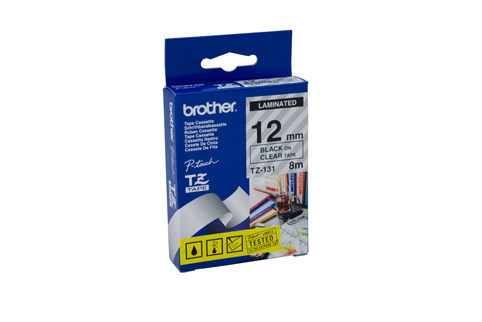 Brother TZ131 Labelling Tape - Click Image to Close