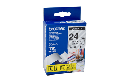 Brother TZ151 Labelling Tape - Click Image to Close