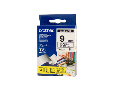 Brother TZ221 Labelling Tape - Click Image to Close