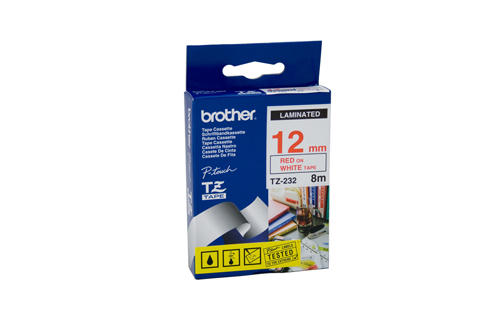 Brother TZ232 Labelling Tape - Click Image to Close
