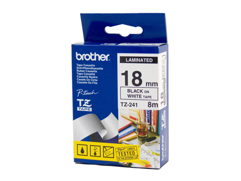 Brother TZ241 Labelling Tape - Click Image to Close