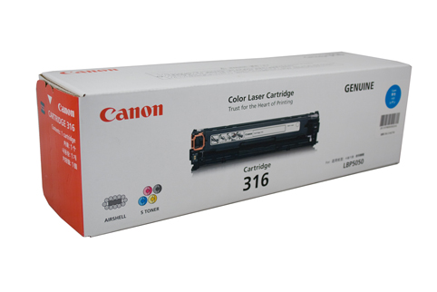 Canon CART316 Cyan Toner - Click Image to Close