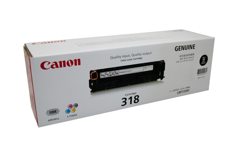 Canon CART318 Black Toner - Click Image to Close