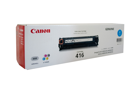 Canon CART416 Cyan Toner - Click Image to Close