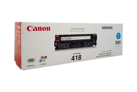 Canon CART418 Cyan Toner - Click Image to Close