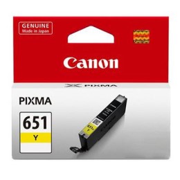 Canon CLI651 Yellow Ink Cart - Click Image to Close