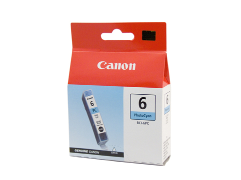 Canon BCI6PC Photo Cyan Ink - Click Image to Close