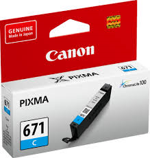 Canon CLI671 Cyan Ink - Click Image to Close