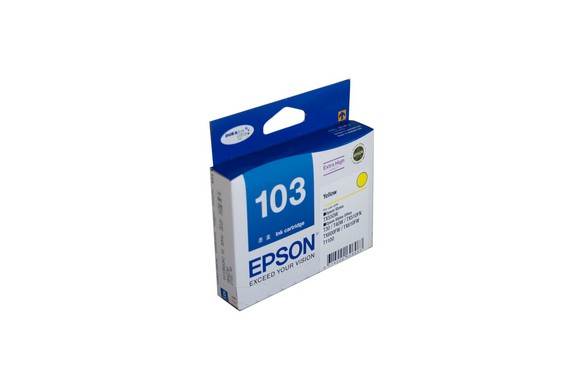 Epson 103 Yellow ink cartridge - Click Image to Close