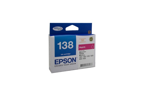 Epson 138 Magenta ink cartridge - Click Image to Close