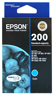 Epson 200 Cyan Ink Cartridge - Click Image to Close