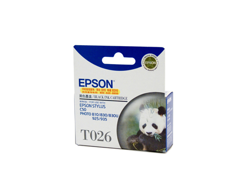Epson T026 Black Ink Cartridge - Click Image to Close