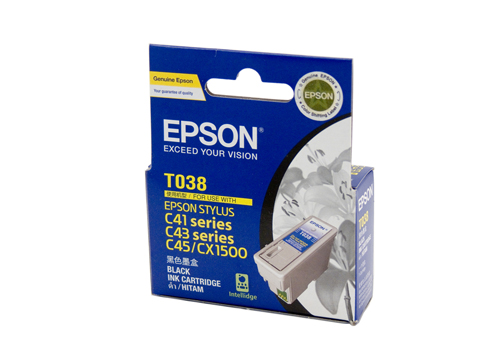 Epson T038 Black Ink Cart - Click Image to Close
