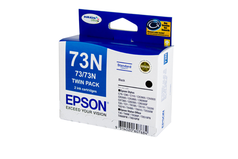 Epson 73N Black Twin Pack - Click Image to Close