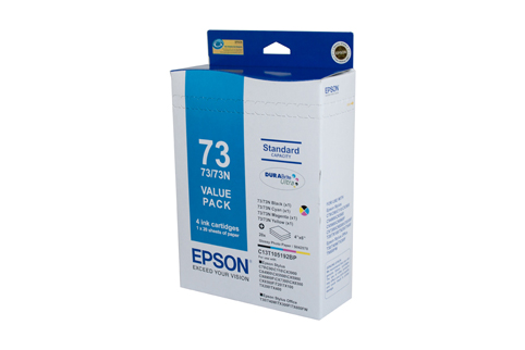Epson 73N Ink Value Pack - Click Image to Close