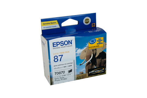 Epson T0870 Gloss OptimiserInk - Click Image to Close