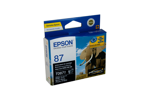 Epson T0871 Photo Black Ink - Click Image to Close