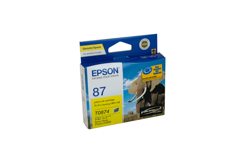 Epson T0874 Yellow Ink - Click Image to Close