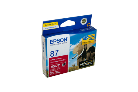 Epson T0877 Red Ink - Click Image to Close