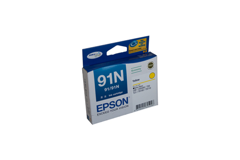 Epson 91N Yellow Ink Cart - Click Image to Close