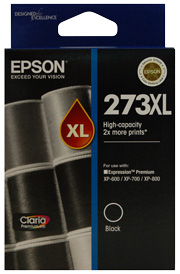 Epson 273 High Yield Black ink cartridge - Click Image to Close
