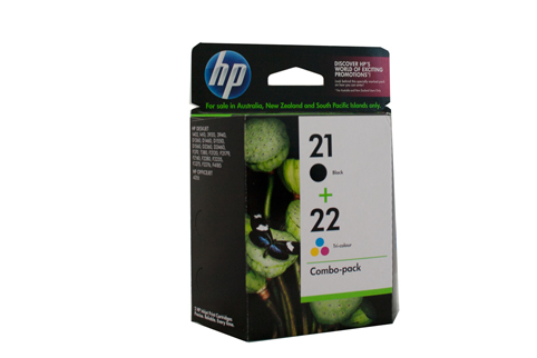 HP #21/22 Ink Twin Pack - Click Image to Close
