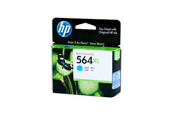 HP 564XL Cyan ink cartridge - Click Image to Close