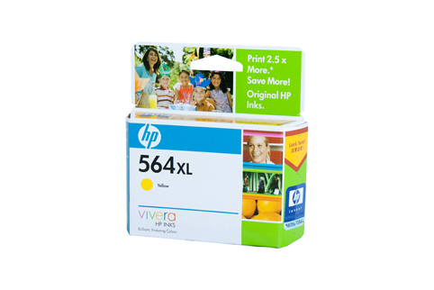 HP #564 Yell XL Ink CB325WA - Click Image to Close