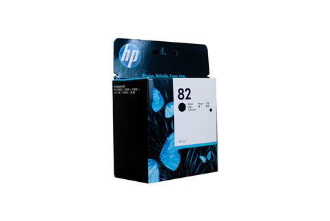 HP #82 Black Ink CH565A - Click Image to Close