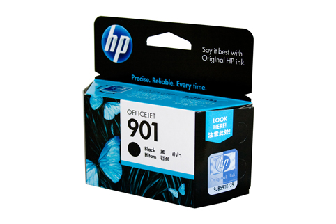 HP #901 Black Ink Cart CC653AA - Click Image to Close