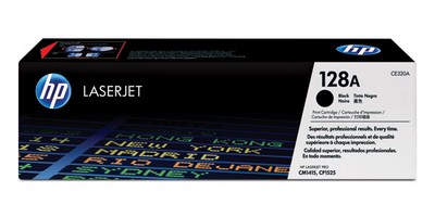 HP LaserJet 128A / CE320A black toner cartridge - Click Image to Close