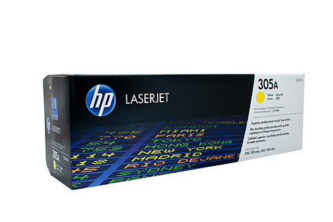 HP LaserJet Pro Colour 305A-CE412A Yellow toner - Click Image to Close